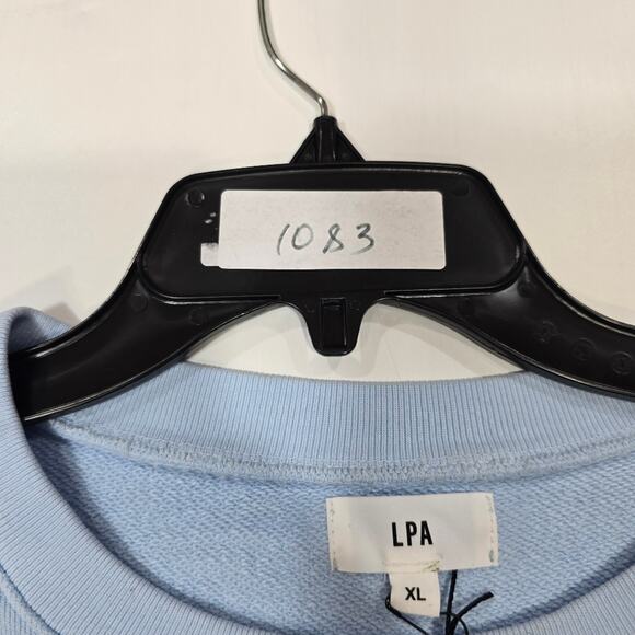 LPA Everything Is The Best Sweatshirt in Cloud Blue XL - Picture 14 of 14